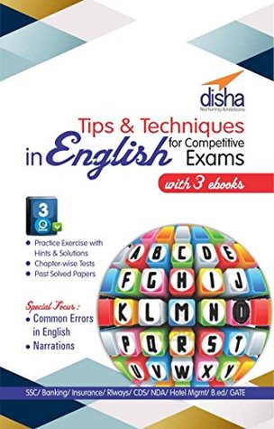 Read online Tips & Techniques in English with 3 eBooks for Competitive Exams - Disha Experts | PDF