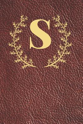 Download S: Executive Monogram Initial Journal (Vintage Leather Look Personalized Letter Notebooks) -  | ePub