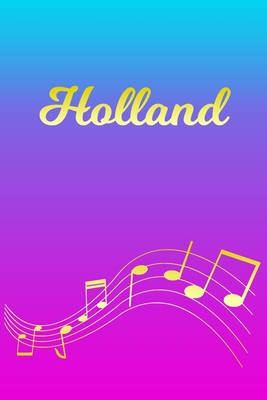 Download Holland: Sheet Music Note Manuscript Notebook Paper Pink Blue Gold Personalized Letter H Initial Custom First Name Cover Musician Composer Instrument Composition Book 12 Staves a Page Staff Line Notepad Notation Guide Compose Write Songs - Createmusic Publications file in ePub